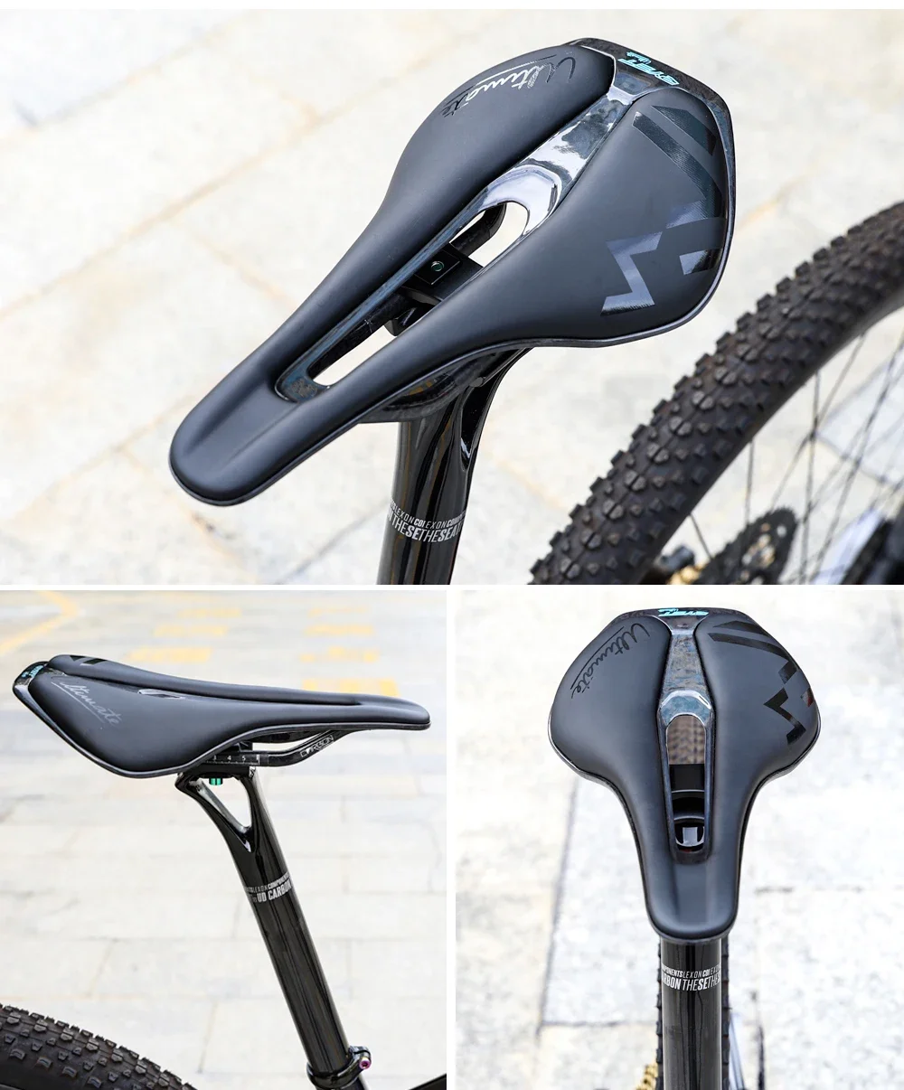 RYET Ultraleichter Carbon-Fahrradsattel 3D-Gedruckter Fahrradsitz 135/143mm Bike-Sattel für MTB Gravel Rennrad Fahrradteil – Detail 20