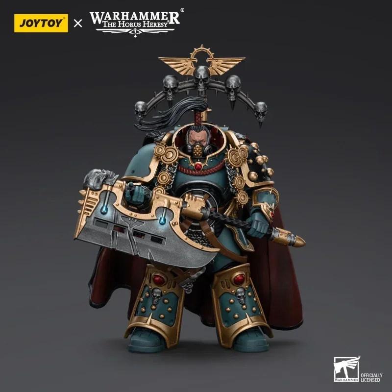 JOYTOY Warhammer 30k 1/18 Action Figures Sons of Horus Legion Praetor with Power Axe Model Toy Collection Peripheral Gifts