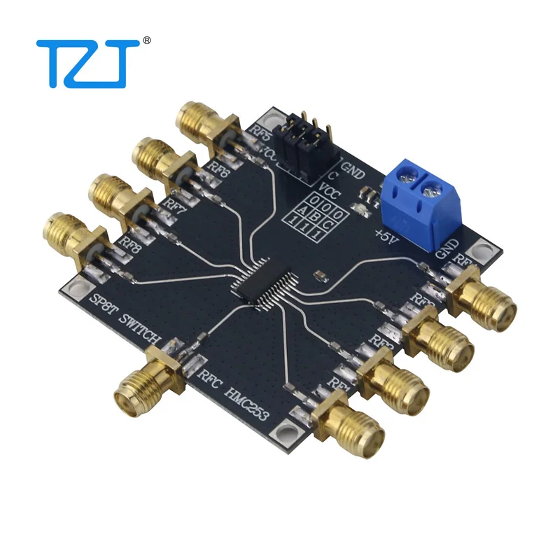 TZT HMC253 DC-2.5GHz RF 単極 8 投スイッチ GASS MMIC SP8T 無反射スイッチ CATV/DBS/CDMA/セルラー/PCS 用