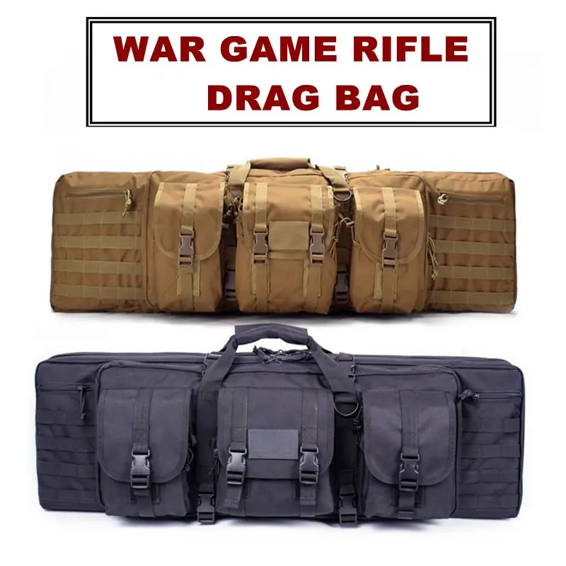 

Military shooting Arisoft air gun box 93cm/118cm/142cm heavy rifle bag tactical gun bag hunting shoulder bag gun bag