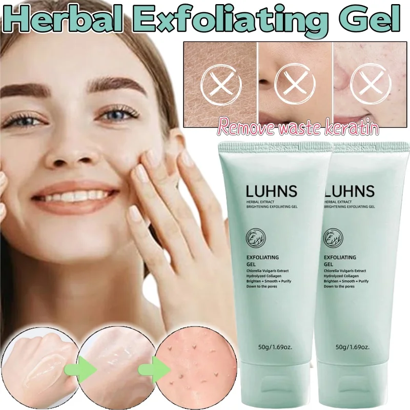 

Herbal Exfoliating Gel 50g Deep Gentle Cleansing Skin Exfoliating Moisturizing Skin Brightening Gel 50g