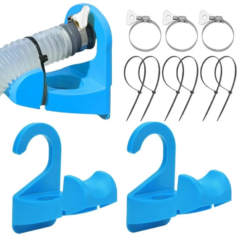 3 Pack Swimming Pool Pipe Frame Bracket Replacement for Intex Above Ground Pools Durable Connector Clamp Repair Parts Easy