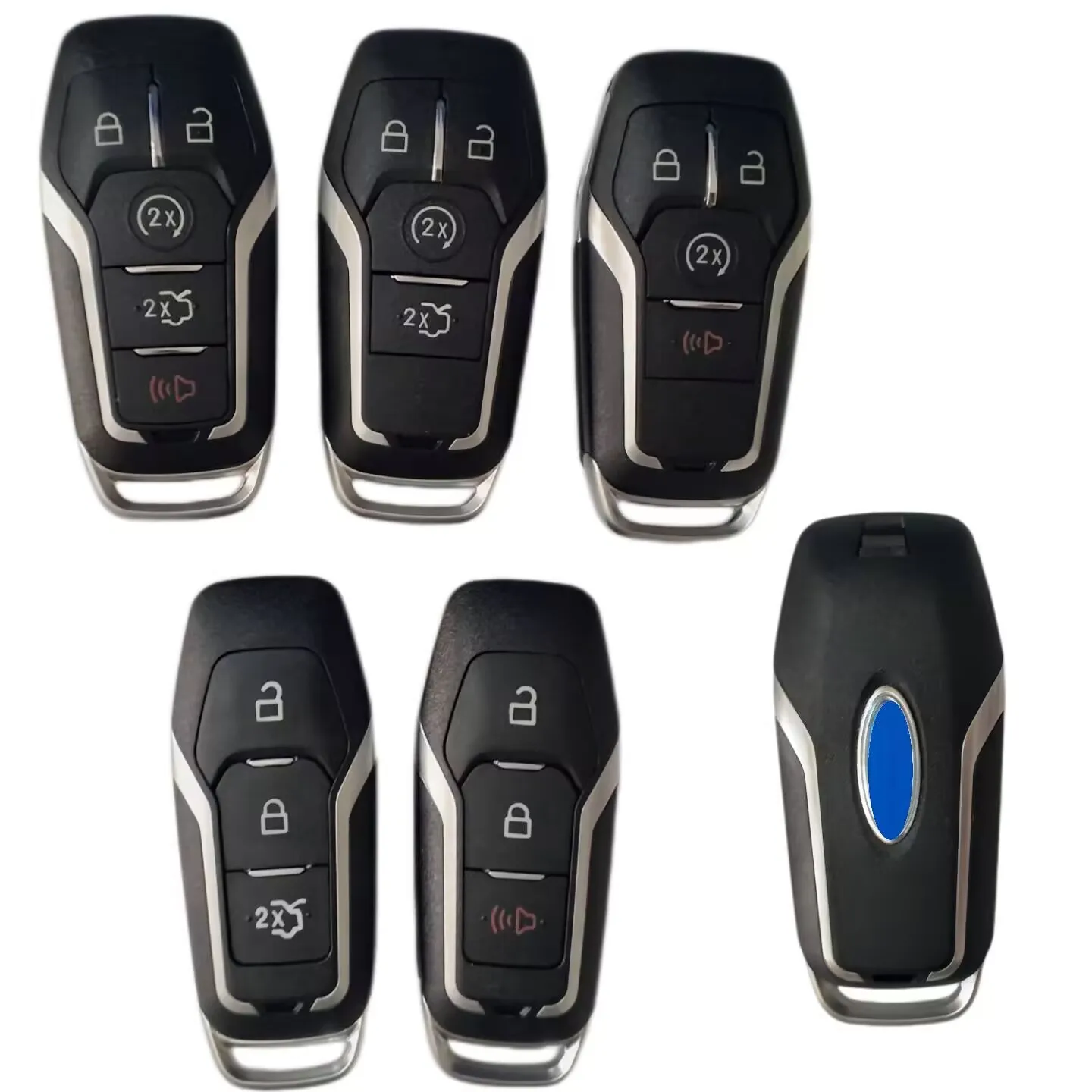Car Key Housing Key Case Shell for Ford Mustang Edge Explorer Fusion Mondeo Kuka F-150 for Lincoln MKC MKX 2013-2017