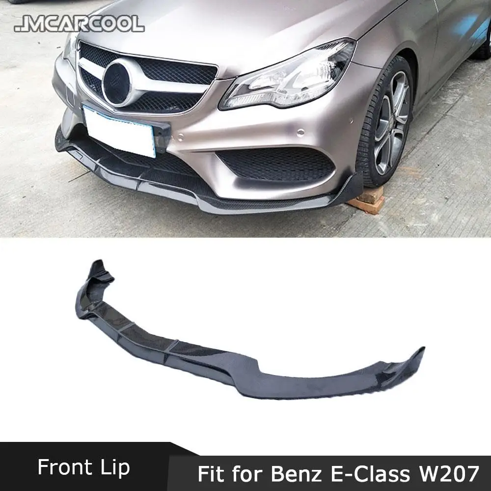 

Carbon Fiber Front Lip Chin Spoiler Car Accessorise for Mercedes Benz E Class W207 C207 E200 E260 E300 Coupe 2 Door 2014-2016