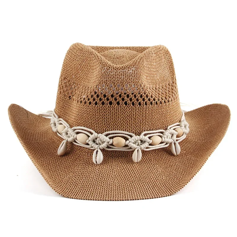 

New Design Summer Bucket Hat Breathable Woven Polyester UPF 50+ Sun Protection Outdoor Beach Western Style Fedora for Women Men