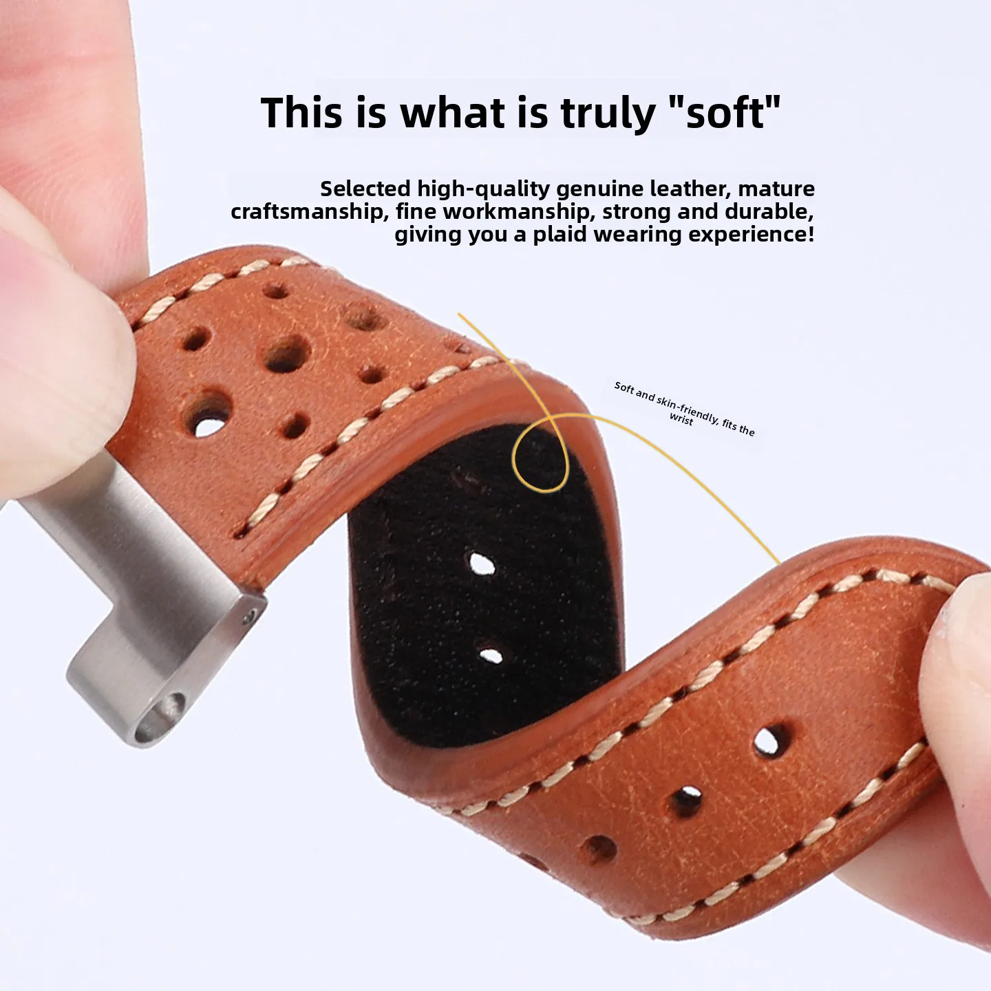 حزام ساعة من الجلد الطبيعي لساعة كاسيو G-SHOCK GST-210/W120L/S130L/S310 GST-B100 W300/400G ملحقات حزام الساعات للرجال #5