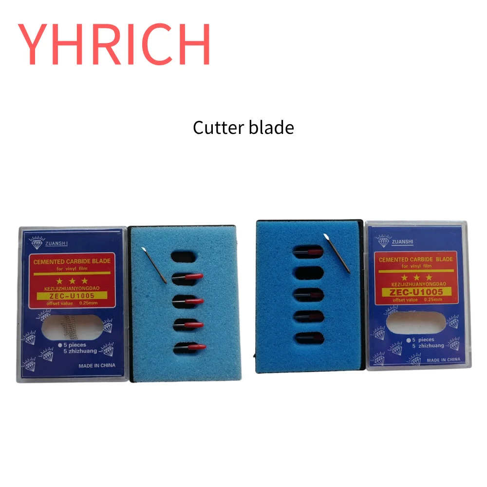 Cutter Blade for Diamond ZEC-U1005 Blade 30°/45° Tungsten Carbide Knife for Garment CAD Pattern Cutter Plotter Head