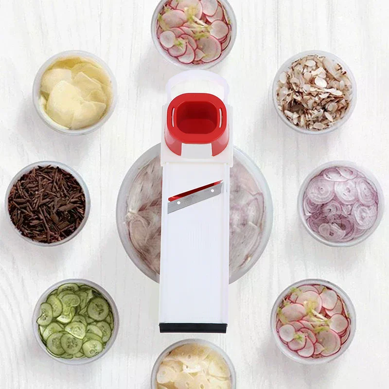 2 In 1 Ginger Garlic Cutter Slicer Manual Slicing Grinding Lazy Double-Sided Vegetable Cutting Chopper Home Kitchen Gadgets