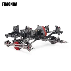 FIMONDA 1/10 gąsienica RC metalowa obudowa zestaw 313mm 12.3 