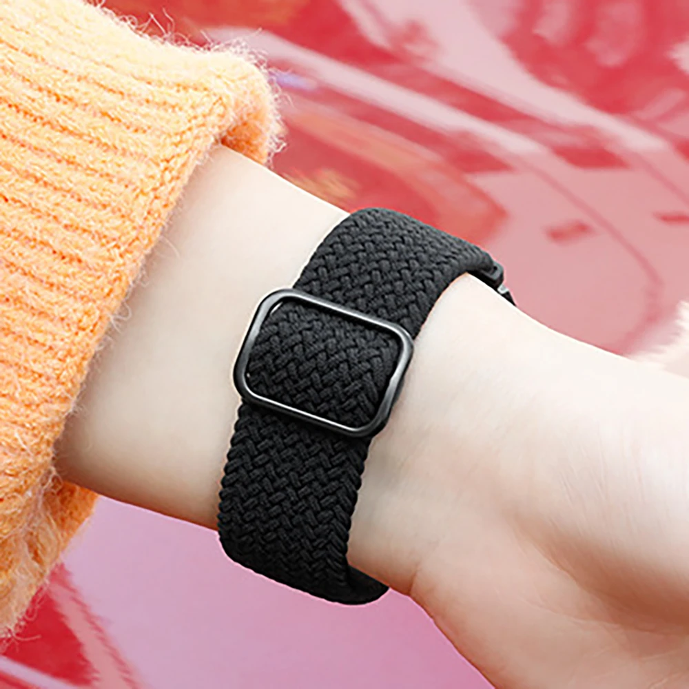 QuickFit 22 مللي متر 26 مللي متر حزام مطاط من النايلون المضفر لـ Garmin EPIX GEN2 Fenix7 7X Solar/6X 6XPro 5XPlus Enduro 2 حزام الساعات