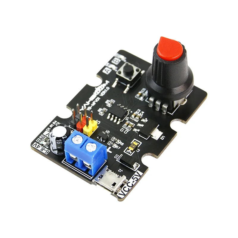 Single-Channel Servo Debug Board, Simple Knob Control PWM Driver for Robotic Arm Test & Development