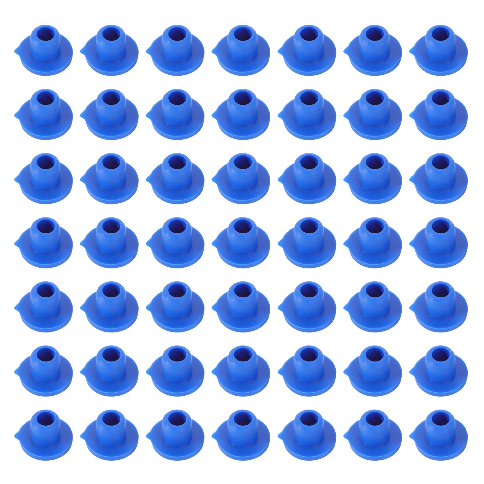 100 قطعة الحلقات سيليكون T على شكل دبوس منصات ل دافئ صالح على شريط المحرك دبوس وسادة سيليكون جروميت إبرة جروميت #6