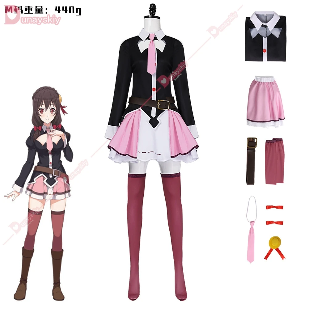 Anime Yunyun Megumin Cosplay God's Blessing on this Wonderful World Costume Megumin Cosplay Witch Party Dress Halloween