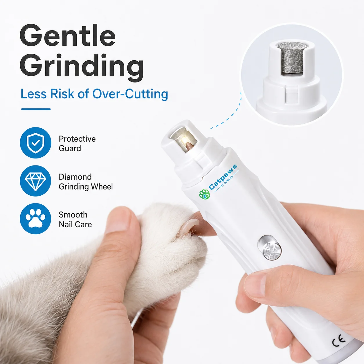 Pet Nail Grinder USB Rechargea - огляд і ціна Pet Nail Grinder
