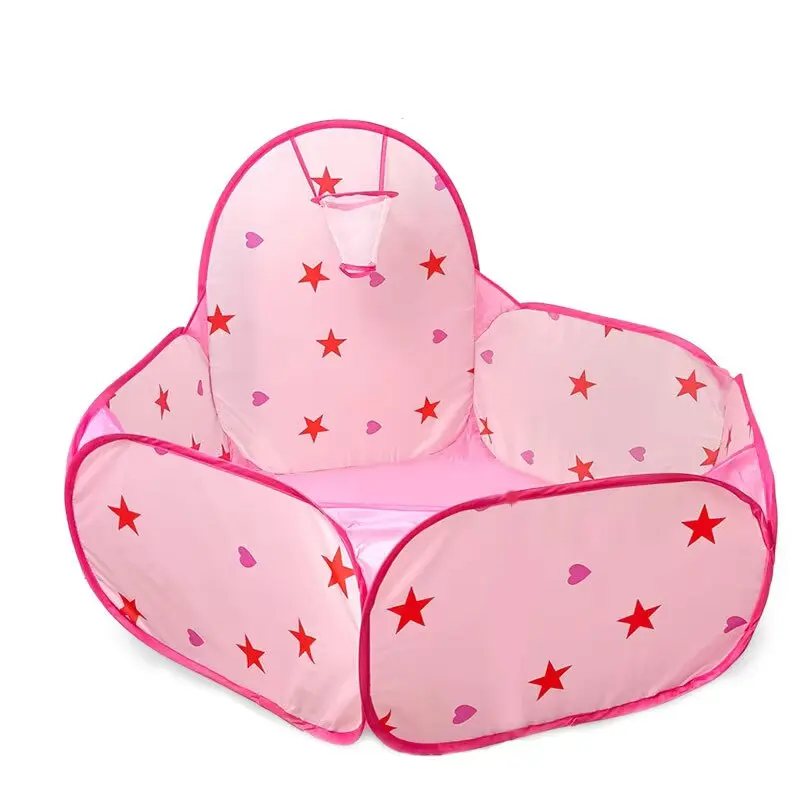 Toy Tent Cartoon Play Game House Ball Pool Pits With Basket Sport Portable Foldable Outdoor Educational Toys For Children Kids