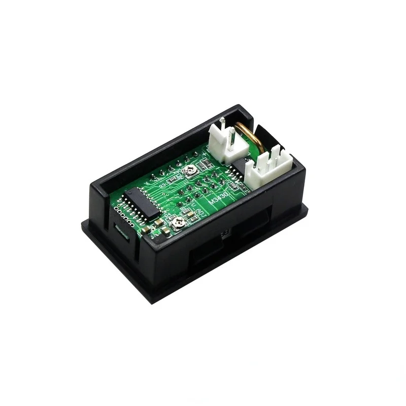 Voltmeter Digital, Ammeter digital display ganda arus dan voltmeter Digital DC 0-100V 1A 10A 50A 100A 0.28 "LED merah biru