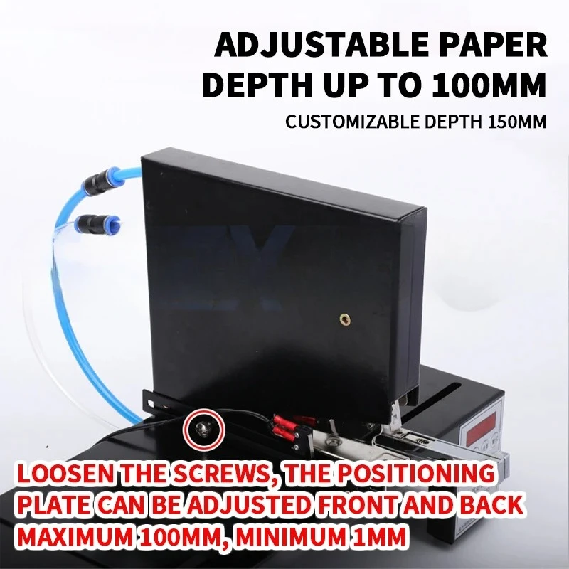 Automatic Electric Binding Machine 220V Quick Three Head Pneumatic Stapler Hanging Card Vacuum Formed Paper Box