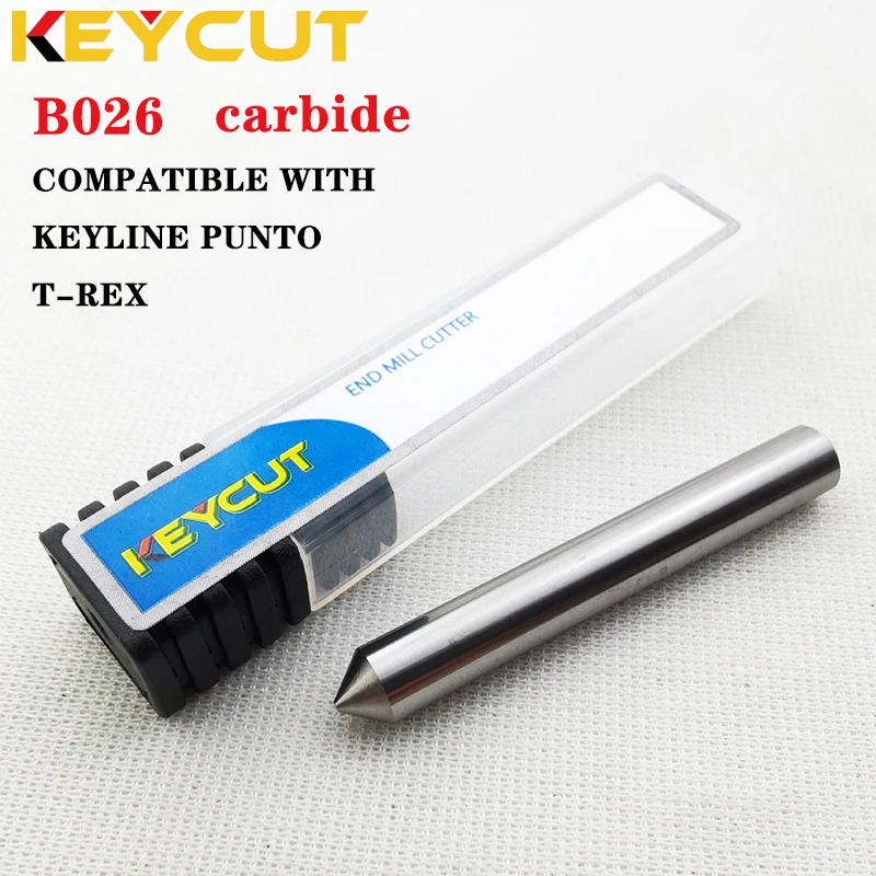 KEYLINE Milling Cutter HB026 Carbide D6 82° P-0.8 and Punto Tracer B026 for KESO 3000 - 8000 Aftermarket Locksmith Tools