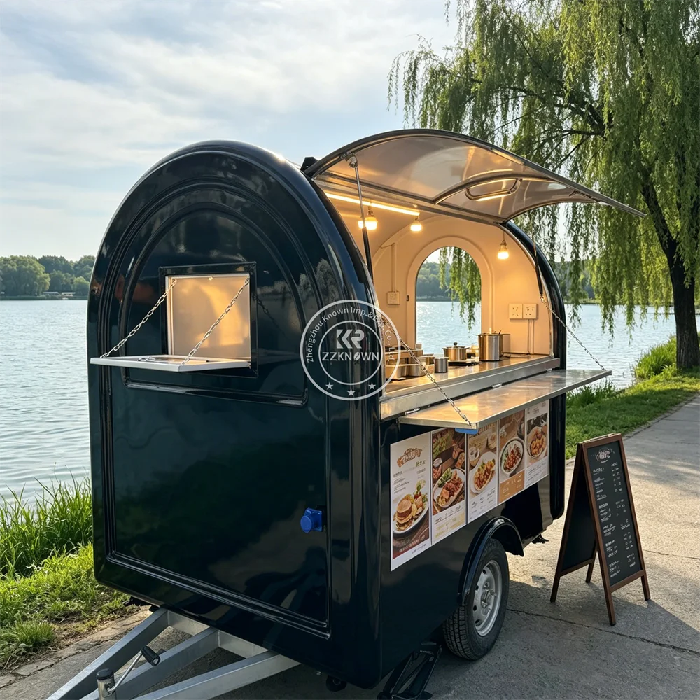 Factory Customized Outdoor Catering Truck Mobile Food Truck Complete Catering Workspace Outdoor Service Food Trailer