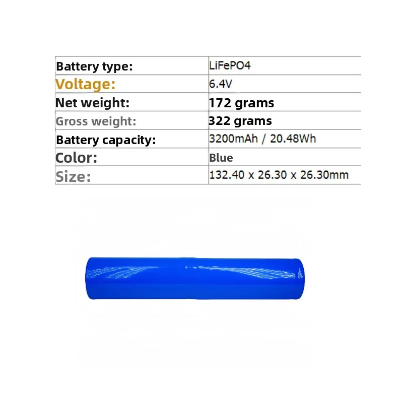 for Maglite ML125 ML150LR ML150LRX ILIF-3006526 6.4V 3200mAh Flashlight Battery Please Double Check the Sizes of Battery