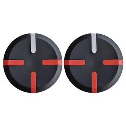 2 pezzi tappo di copertura del mozzo della ruota del motorino dell'equilibrio elettrico pratico tappo laterale resistente all'usura per Xiaomi Ninebot/Mini Pro-Black