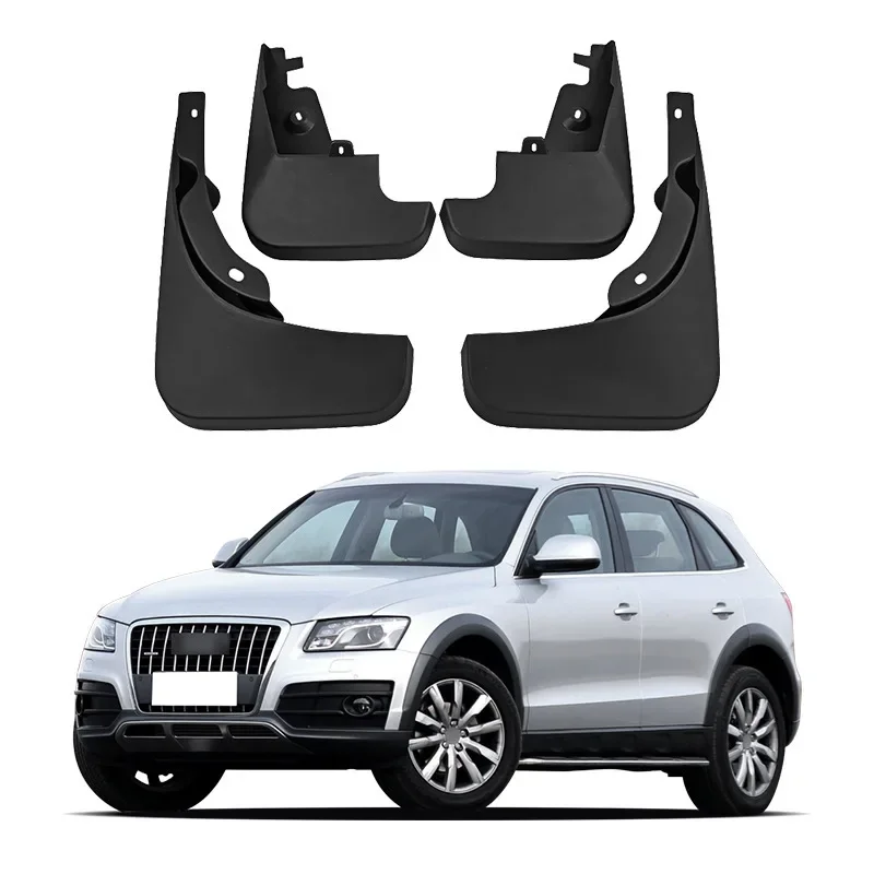 FOR Audi Q5 2009-2016 Car Molded Mud Flaps Splash Guards Mudguards Front Rear Styling Front Rear Car Accessories