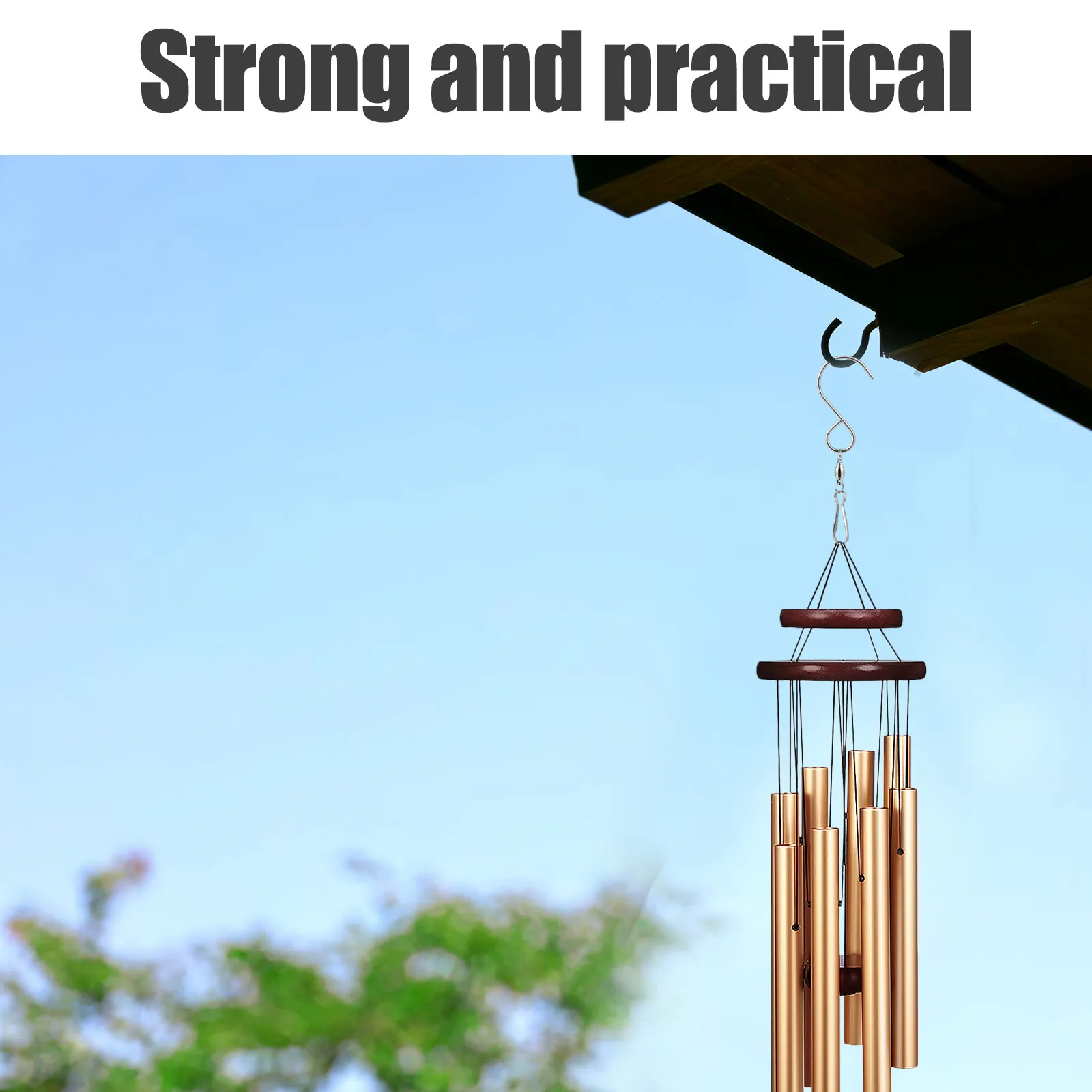 16Pcs Stainless Steel Rotating Swivel Hooks 90Mm Wind Chime Hanger Outdoor Patio Garden Decor Clips Swivel Clasp Clip