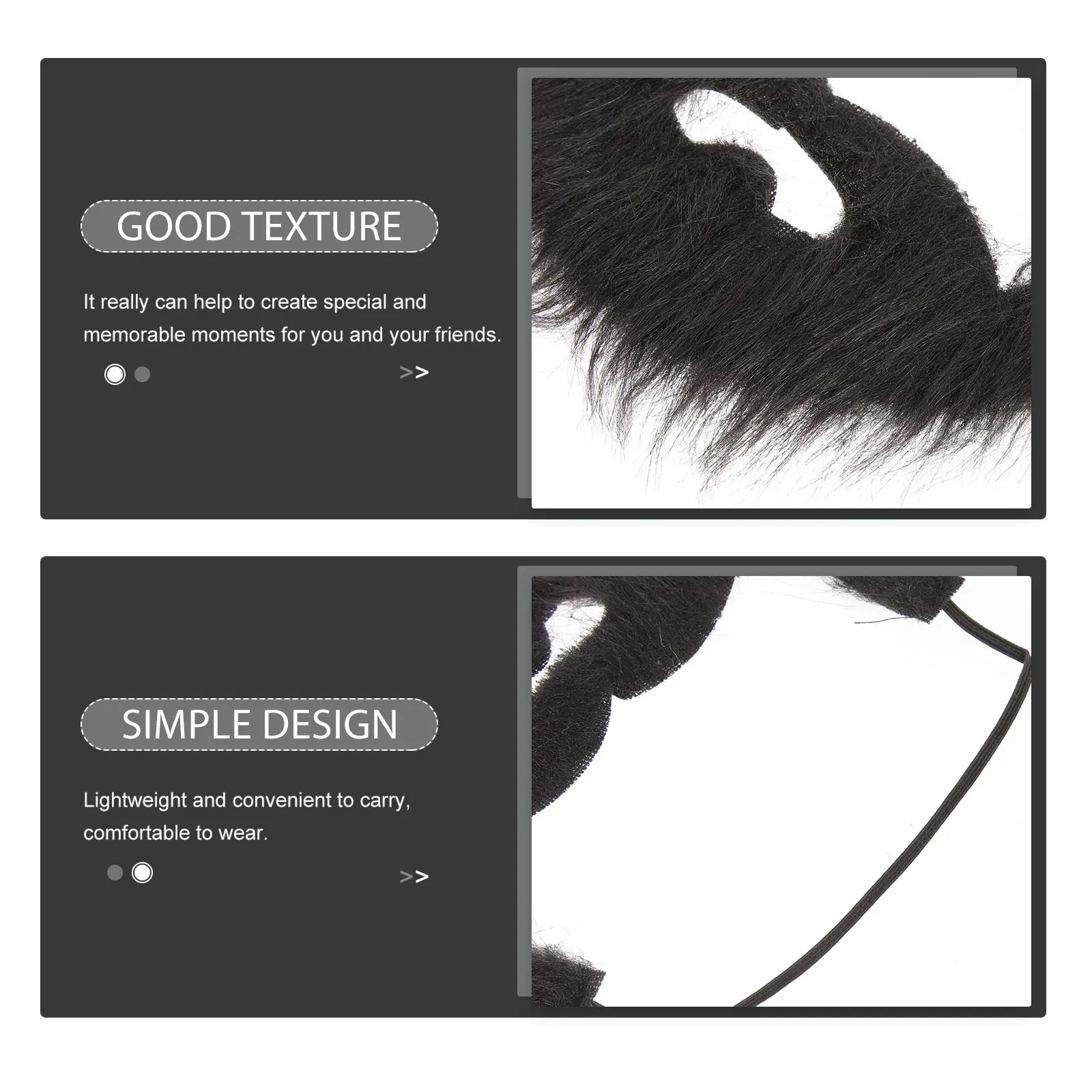 

2 шт., креативный забавный аксессуар для нарядной игры, декор для бороды «сделай сам», идеально подходит для косплея, карнавала, вечеринки, развлечений