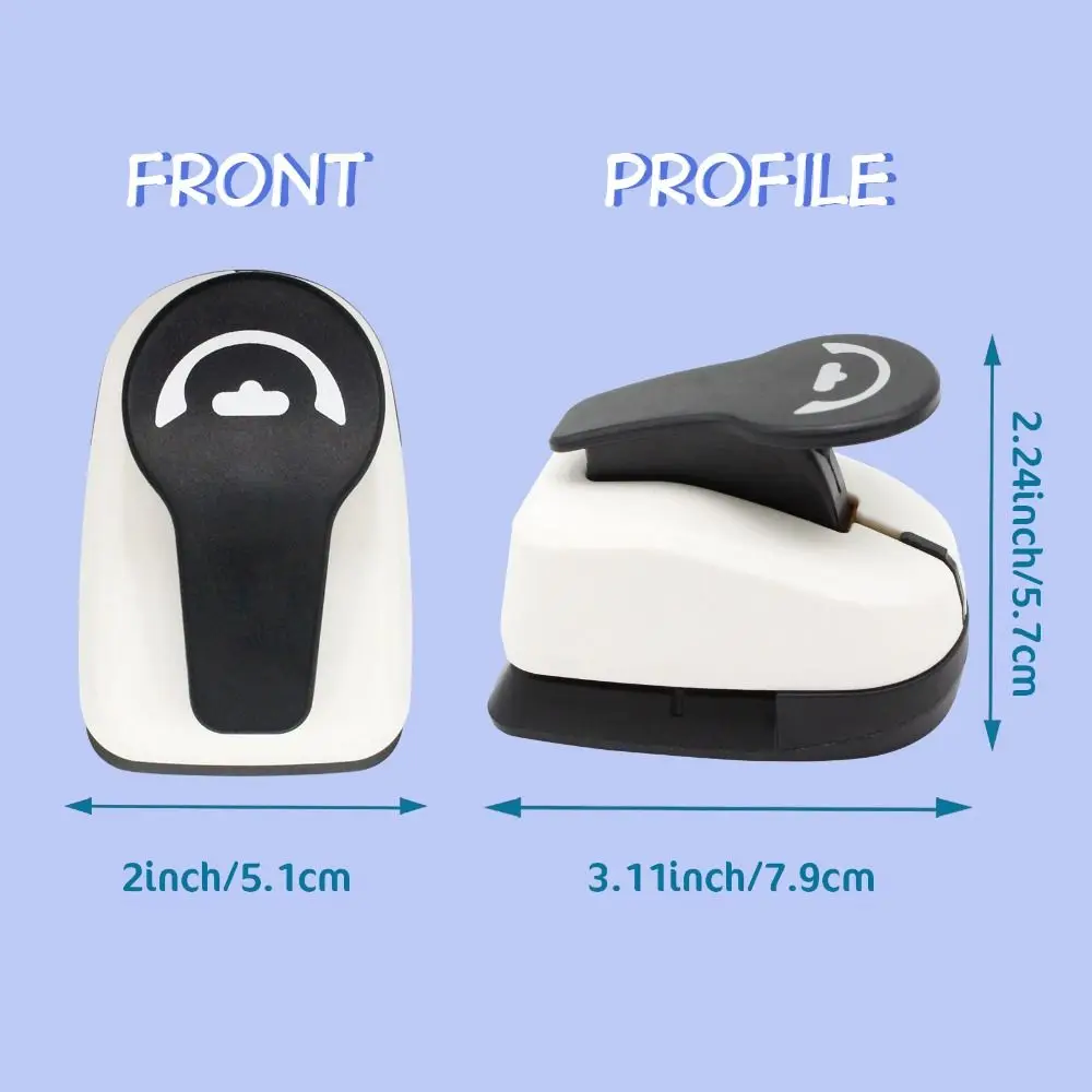 Foldover Paper Hole Puncher Hang Tag Headband Craft Hole Punch Display Card Bracelet Necklace Embossing Punches Jewelry Card