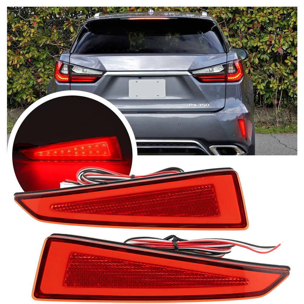 LED rear bumper reflecter Light tail stop light brake light for Lexus RX 350L 350 450h F-Sport 450L