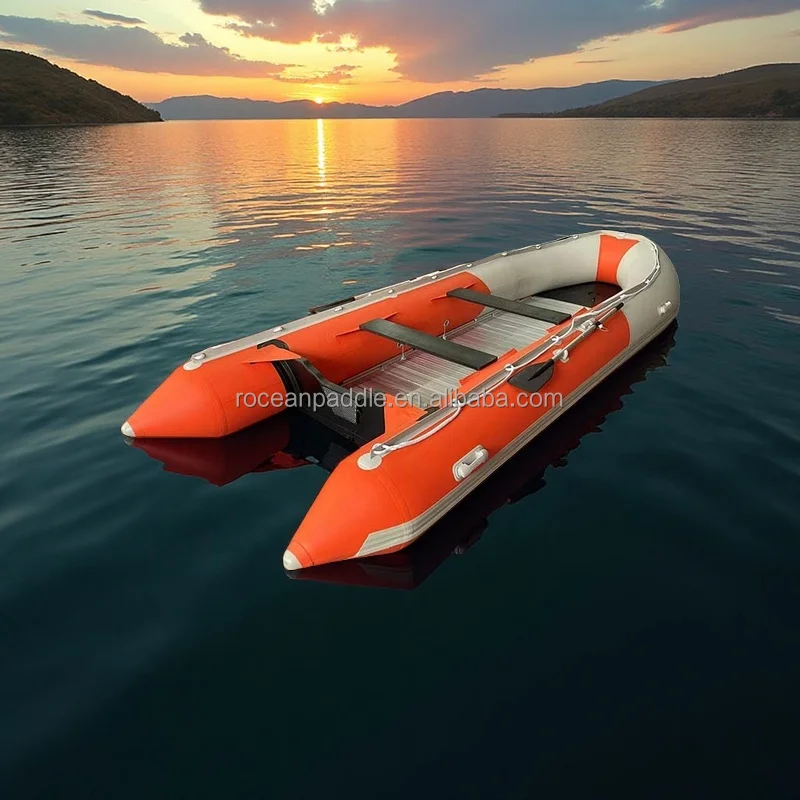 

Hot Selling 3.6 Inflatable Fishing Boat PVC Material Rowing Boat With Air Slatted Floor With CE