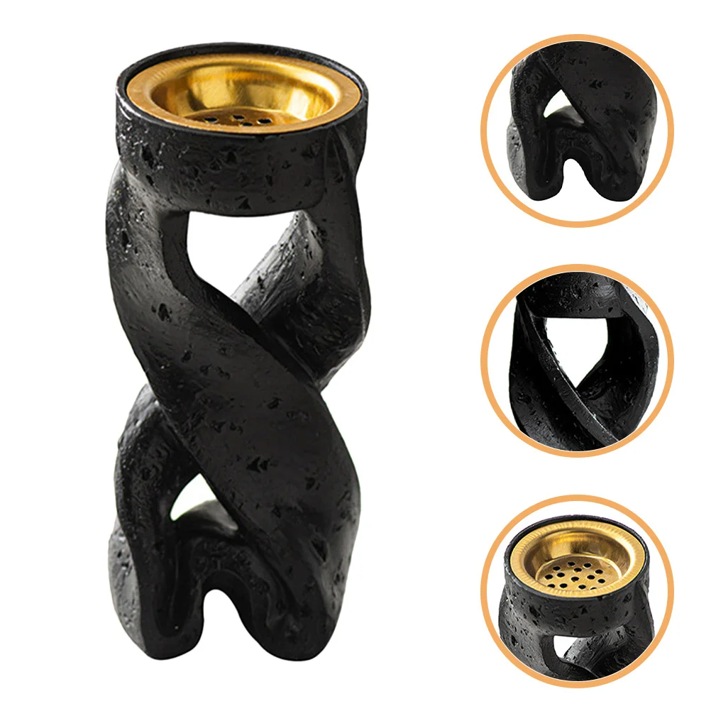

Vintage Incense Burner Hollow Design Aroma Burner For Indoor Decorative Censer Desktop Home Office Yoga Meditation Space