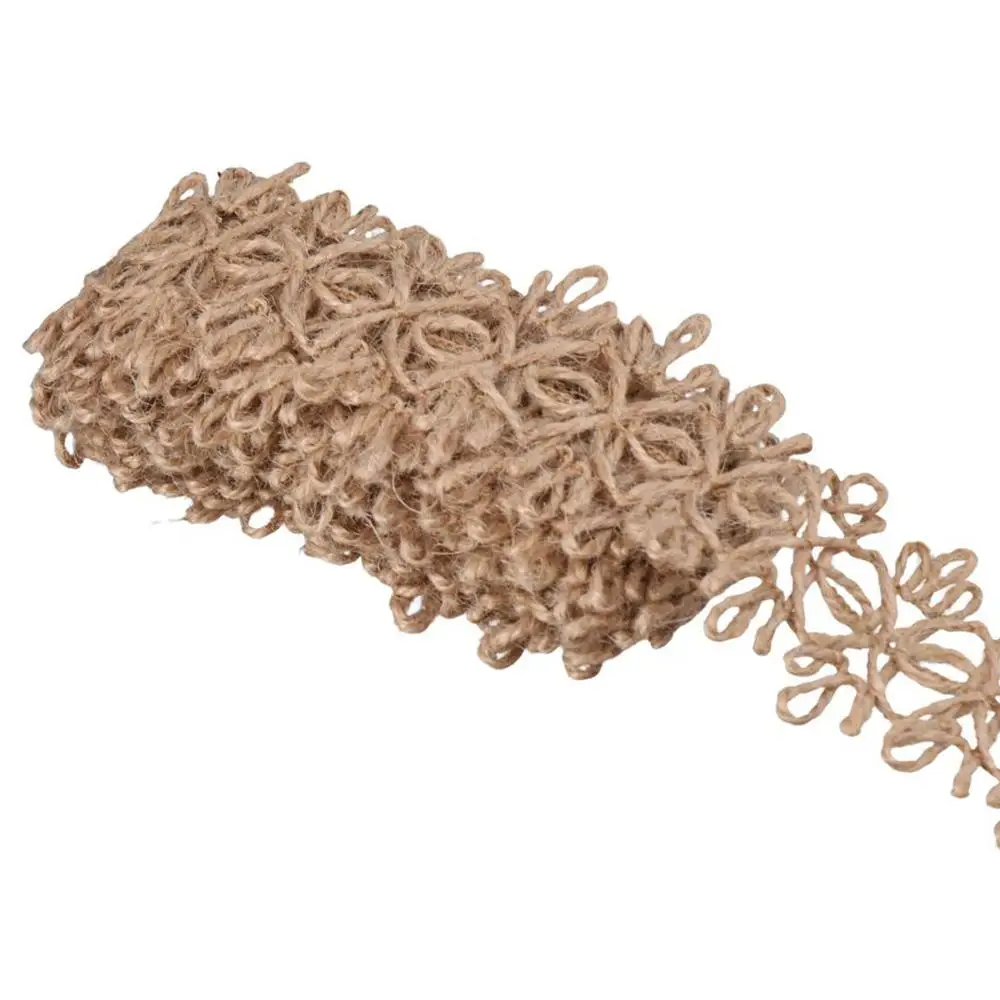 Multi-style Style Hemp Rope Webbing Costume Decoration Linen Roll Jute Ribbon Gift Party