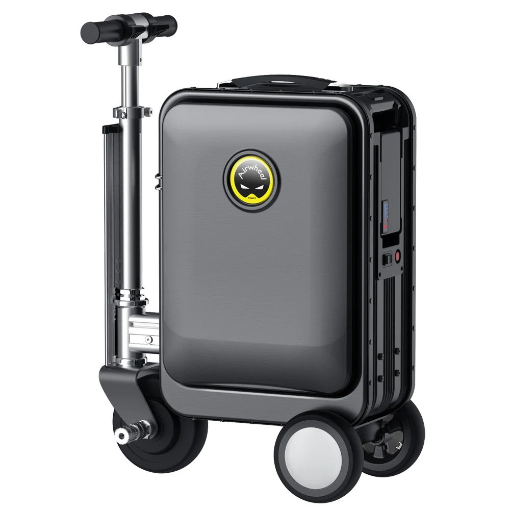 riding scooter suitcase ride on travel durable trolley suitcase robotic smart luggage set electrical scooter suitcase