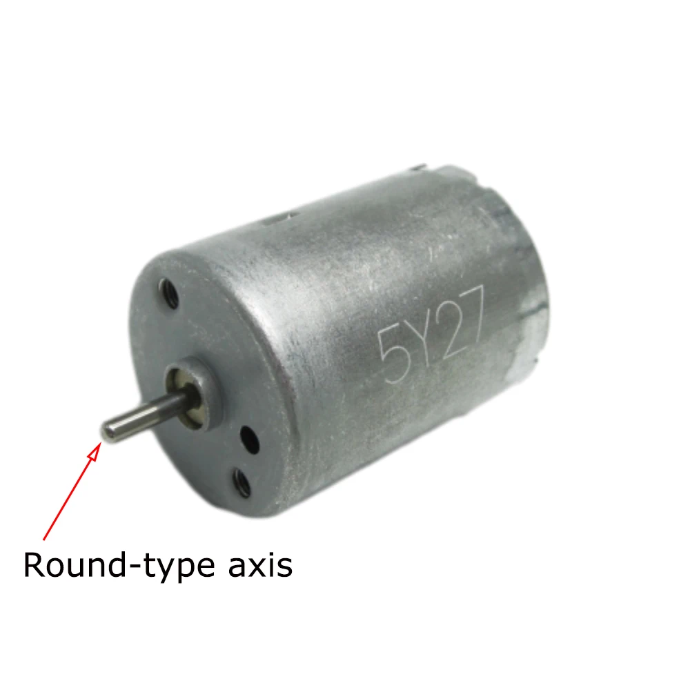 

1PCS 370 DC Motor High Power 12V Miniature 30000 RPM High Speed Motor D/Round Shaft Large Torque Carbon Brush Motor