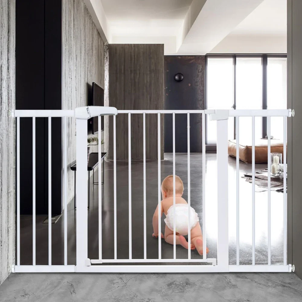 Protective baby safety stair gate barrier fence for children