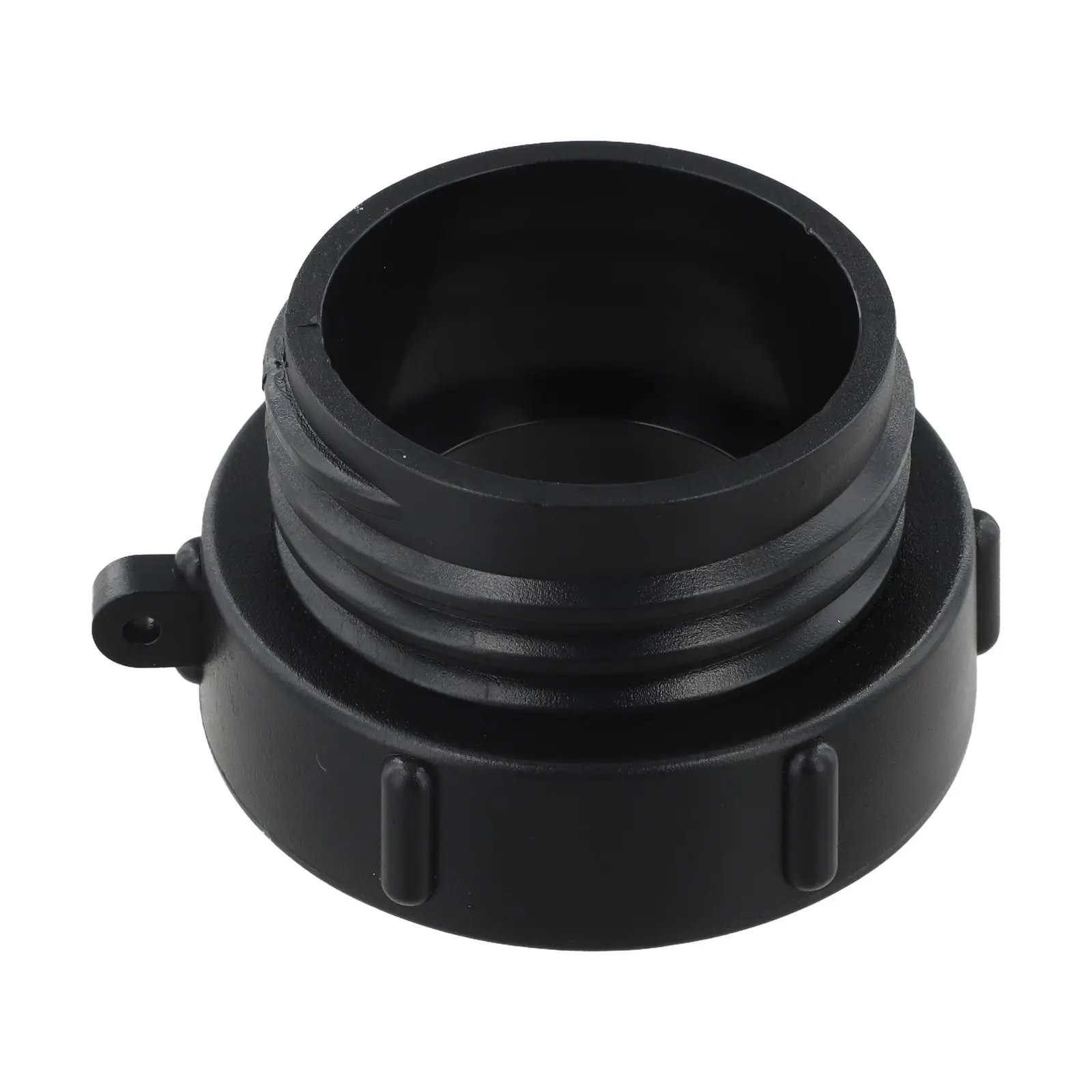 62mm to 60 IBC Tank Adapter for Schutz Valve Tank Connector Plastic Black Compatible with Ton Barrels PVC PPR Pipes