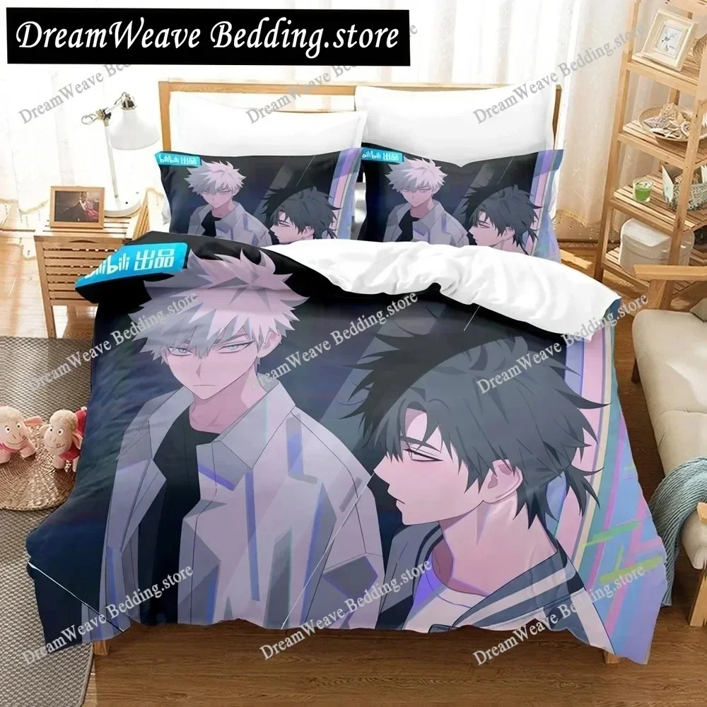 

The Link Click Luxury Bedding Set Japan Anime Cartoon Duvet Cover Set Comforter Bedspread Twin Single Size Printed Home Textile