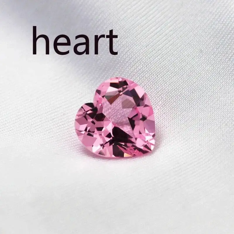 Rosa Moissanit Loser Stein 1 Karat Mehrere Formen VVS1 Rötlich-Rosa Edelstein für Verlobung Hochzeit DIY Schmuckherstellung – Detail 11