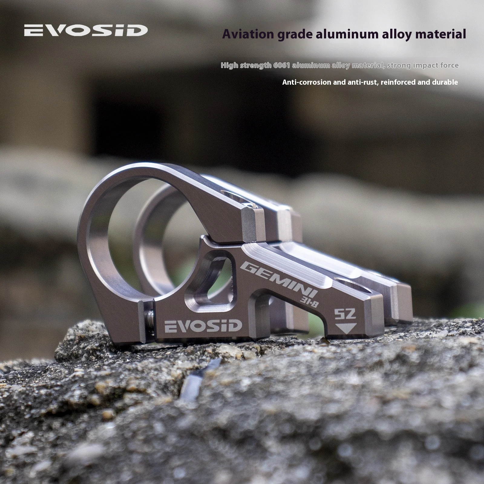 ​EVOSID MTB Stem Direct Mount Stem DH Fork  Alloy High-Strength Ultra-Light 35/40/50mm for Downhill/Trail Riding​