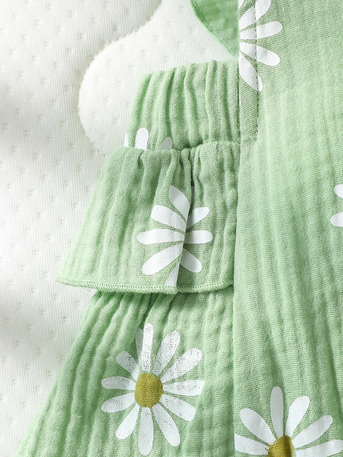 Baby\'s Lovely Cute Girls Summer Sleeveless Printing Daisy Japan&Korean Jumpsuits