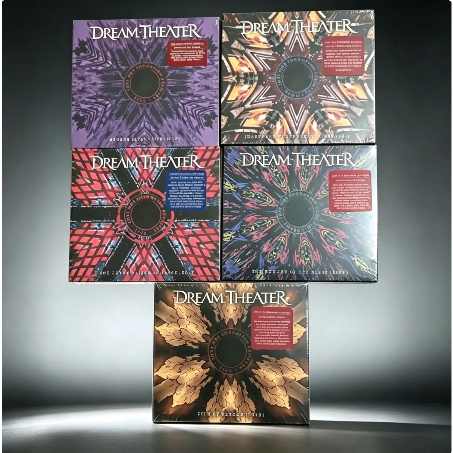 Progressive Metal Multi-Session Live-Konzert-Aufnahmen-Musik-CD-Sammlung mit anspruchsvoller Instrumentalperformance