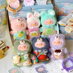 Lulu The Piggy Joyful Time Series Blind Box Teddy Lulu Mystery Box Lucky Binny Piggy Action Figure Cute Girls Toys Gift Dolls