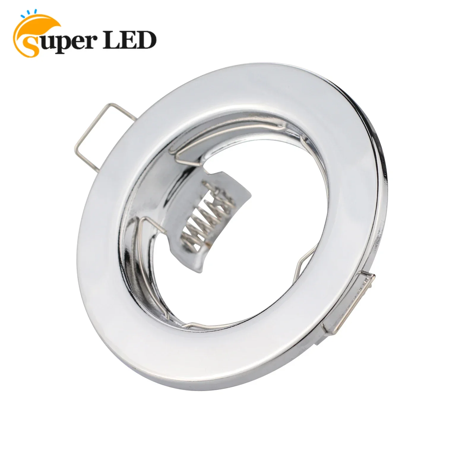 Alojamento fixo do Downlight do ponto do metal, dispositivo elétrico de iluminação recesso, branco, preto, cromo, níquel, quadro GU10