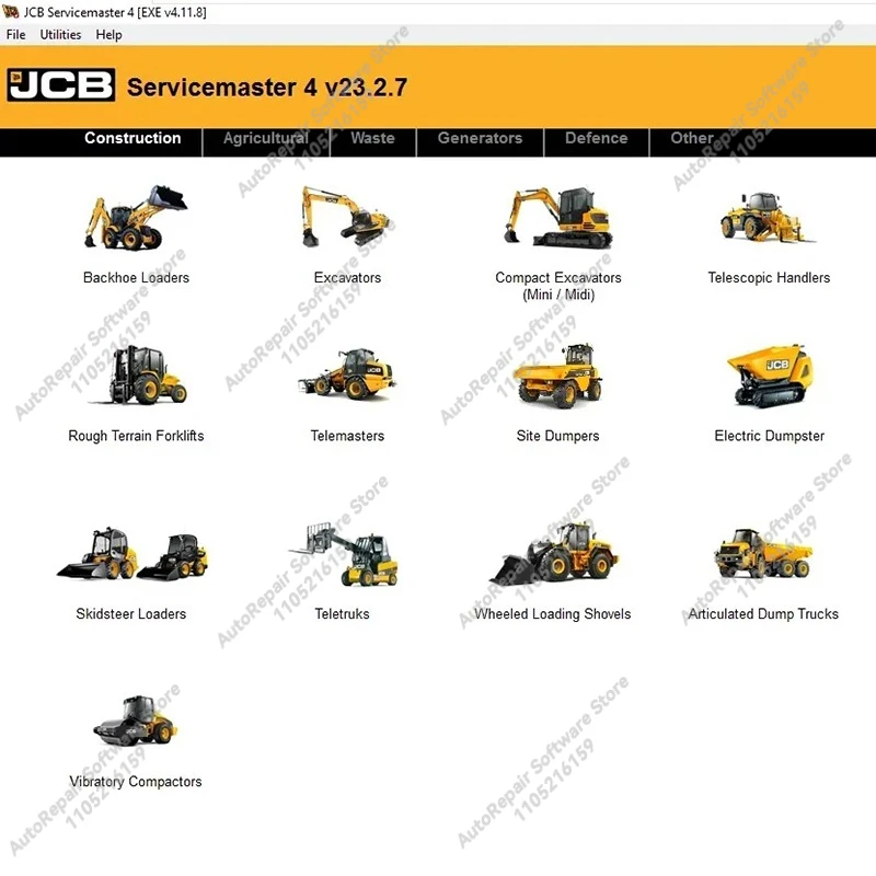 2025 최신 JCB ServiceMaster 4 (V 25.8.1) [08/2025] 진단 소프트웨어+JCB 키젠 풀 언락+설치 도움말+설치 비디오