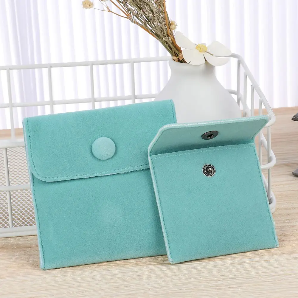 Portable Gift Snap Bracelet Bag Storage Pouch Necklace Wrapping Bag Jewelry Packaging Bag Jewelry Packaging Display Supplies