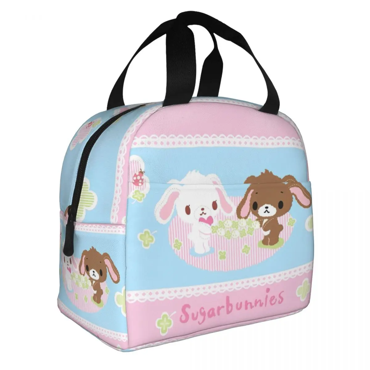 

Cartoon Sugarbunnies Cute Insulated Lunch Bag Thermal Bag Meal Container Leakproof Tote Lunch Box Bento Pouch Office Picnic