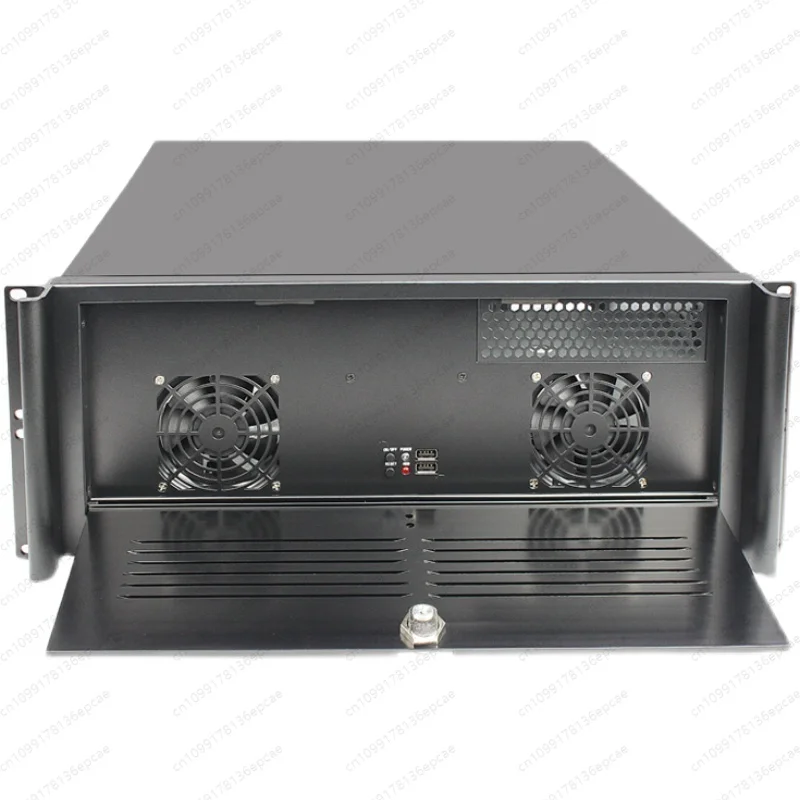WR 4U chassis 390 deep brushed aluminum panel with door lock eatx large board ATX power supply rive industrial control server