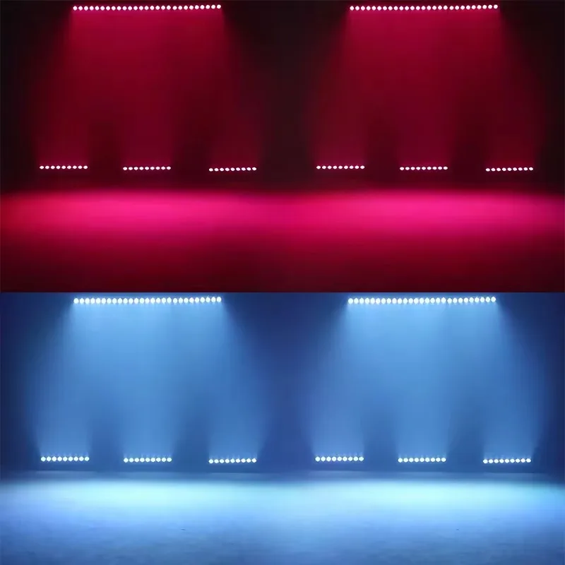 RGB 9LED Wall Wash Light DMX512 Led Bar Laser Party Line Controllo del suono Spot Luci da palco per Dj Disco Lampada domestica per Club