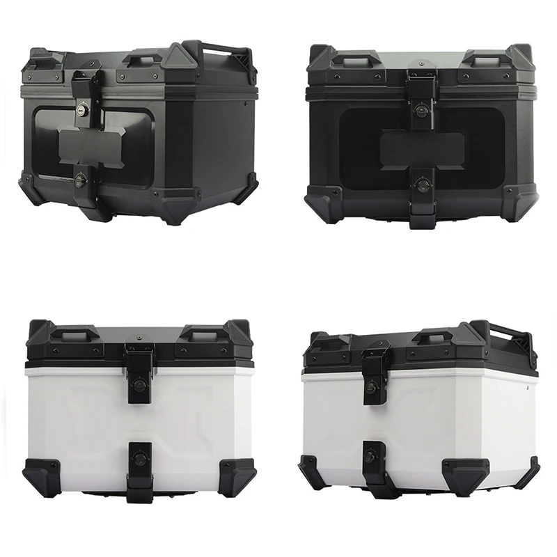 45l 58l Motorcycle Tail Box High Strength Abs Plastic Luggage Box Electric Bike Quick Release Waterproof & Impact Resistant Case